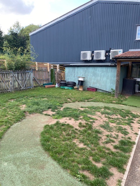 pre school garden view before 4