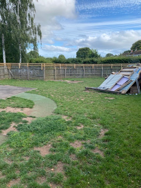 pre school garden view before 3