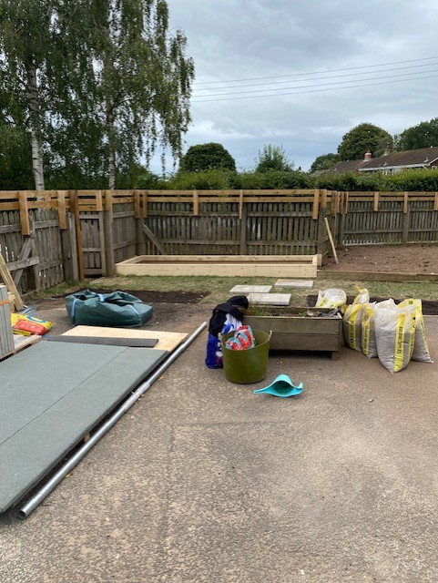 pre school garden curing construction 2