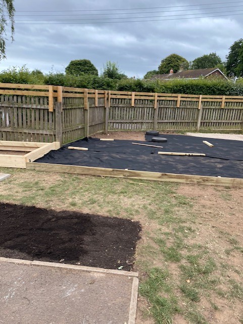 pre school garden during construction 3